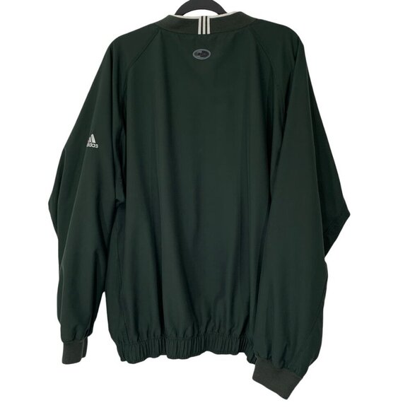 Adidas Climashell Jacket Mens XL Green V-Neck Vintage Athletic Activewear Golf - Picture 2 of 11